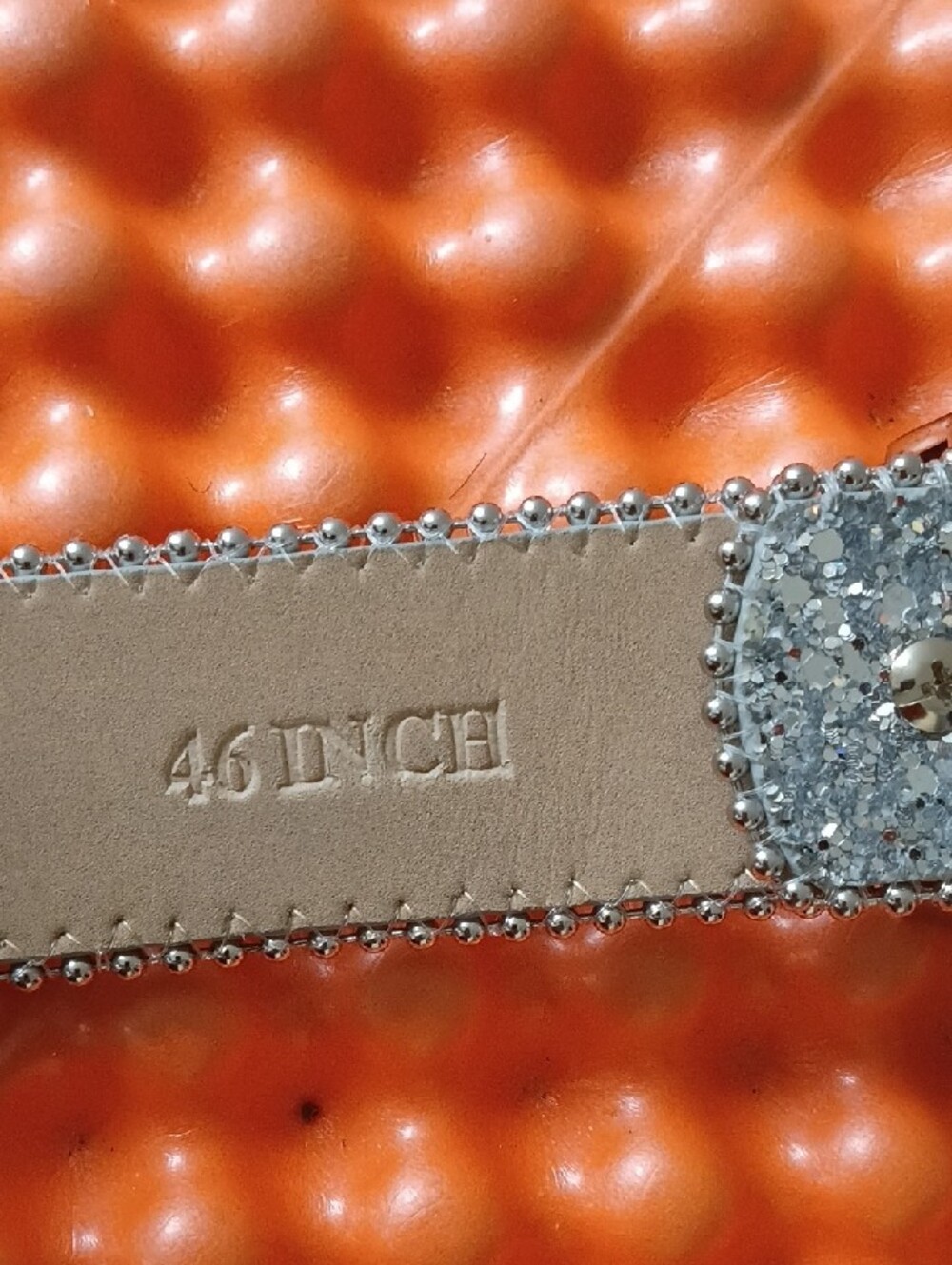 Sparkling Silver Crystal-Embellished Women's Belt - Picture 4 of 4